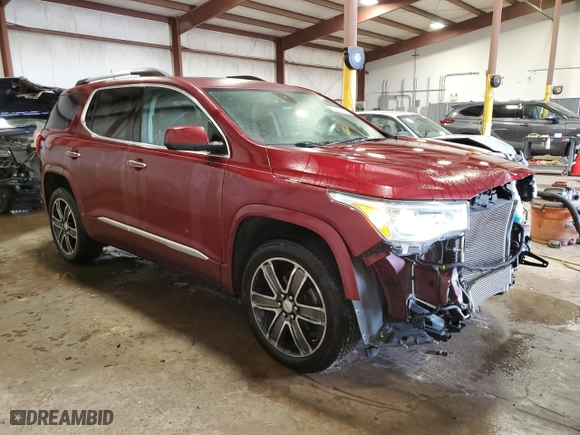2017 GMC Acadia Denali with VIN 1GKKNXLS8HZ316371, listed as a Copart auction lot 53024865 with 76,019 mi miles and Salvage Title. Bid and sale history available at carsss.com. Image 4.