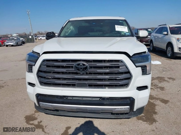 2024 Toyota Sequoia SR5 with VIN 7SVAAABA5RX038752, listed as a IAAI auction lot 41325345 with 9,791 mi miles. Bid and sale history available at carsss.com. Image 12.