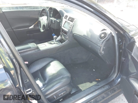 2006 Lexus IS 350 with VIN JTHBE262862001892, listed as a IAAI auction lot 41931566 with 243,306 mi miles and . Bid and sale history available at DreamBid. Image 5.