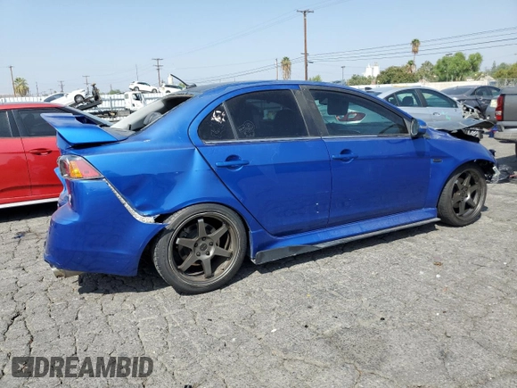 2016 Mitsubishi Lancer GT with VIN JA32U8FW6GU008662, listed as a Copart auction lot 73247264 with 57,840 mi miles and Salvage Title. Bid and sale history available at DreamBid. Image 3.