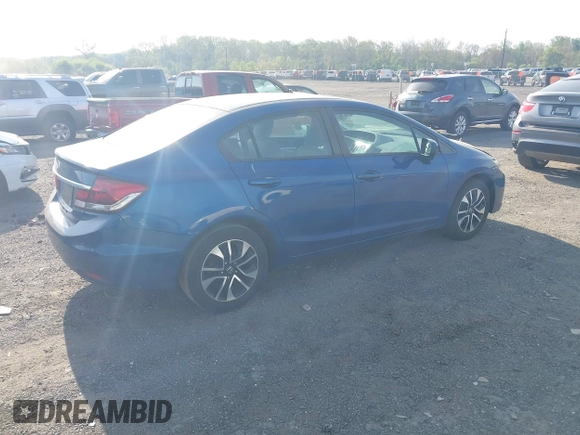 2015 Honda Civic EX with VIN 19XFB2F80FE202902, listed as a IAAI auction lot 42107878 with 106,061 mi miles and . Bid and sale history available at carsss.com. Image 4.