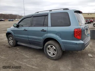 2005 Honda Pilot EX-L with NAVI with VIN 2HKYF18765H502546, listed as a Copart auction lot 48708755 with 186,164 mi miles and Salvage Title. Bid and sale history available at carsss.com. Image 2.