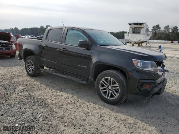 2022 Chevrolet Colorado 2WD Work Truck with VIN 1GCGSBEA1N1273665, listed as a Copart auction lot 48975245 with 70,509 mi miles and Salvage Title. Bid and sale history available at carsss.com. Image 4.