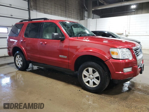 2008 Ford Explorer XLT with VIN 1FMEU73E98UB14427, listed as a Copart auction lot 52197075 with 168,241 mi miles and Salvage Title. Bid and sale history available at carsss.com. Image 4.