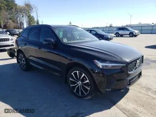 2024 Volvo XC60 Plus Dark Theme with VIN YV4L12RL8R1725322, listed as a Copart auction lot 49316215 with 45,381 mi miles and Salvage Title. Bid and sale history available at carsss.com. Image 4.