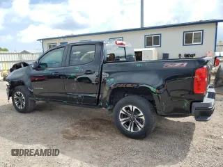 2021 Chevrolet Colorado 2WD Z71 with VIN 1GCGSDEN2M1280928, listed as a Copart auction lot 54603665 with 26,278 mi miles and Salvage title. Bid and sale history available at DreamBid. Image 2.