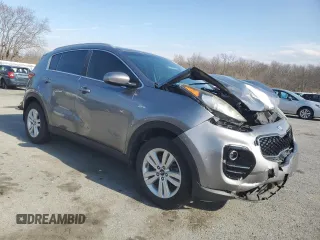 2018 Kia Sportage LX with VIN KNDPMCAC1J7393125, listed as a Copart auction lot 50515275 with 124,947 mi miles and Salvage Title. Bid and sale history available at carsss.com. Image 4.
