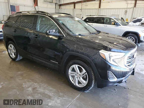 2018 GMC Terrain SLE z VIN 3GKALTEV5JL298166, wystawiony jako Copart lot #55913185 z przebiegiem 72 455 mil mil oraz Nie do naprawy. Historia ofert i sprzedaży dostępna na DreamBid. Obrazek 4.