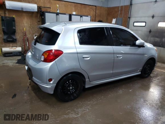 2014 Mitsubishi Mirage DE with VIN ML32A3HJ2EH024588, listed as a Copart auction lot 55888545 with 81,116 mi miles and Clean title. Bid and sale history available at DreamBid. Image 3.