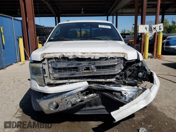 2014 Ford F-150 XL with VIN 1FTFW1CT4EKF14885, listed as a Copart auction lot 49716315 with 166,468 mi miles and Salvage Title. Bid and sale history available at carsss.com. Image 5.
