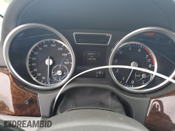 2015 Mercedes-Benz M 400 with VIN 4JGDA5GB0FA519003, listed as a Copart auction lot 54489915 with 149,796 mi miles and Clean Title. Bid and sale history available at DreamBid. Image 9.