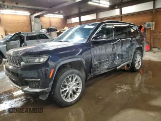 2023 Jeep Grand Cherokee Summit Reserve with VIN 1C4RJKEG9P8845818, listed as a Copart auction lot 88747895 with 19,549 mi miles and Salvage title. Bid and sale history available at DreamBid. Image 1.