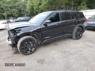 2022 Ford Explorer ST-Line with VIN 1FMSK7KH7NGC50375, listed as a Copart auction lot 69773724 with 12,018 mi miles and Salvage Title. Bid and sale history available at carsss.com. Image 1.