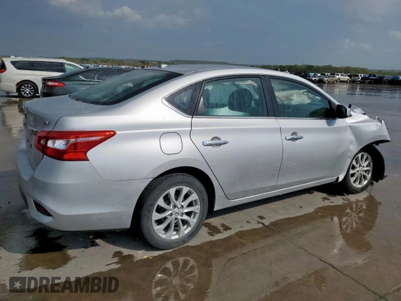 2019 Nissan Sentra S with VIN 3N1AB7AP6KY356483, listed as a Copart auction lot 50626135 with 48,195 mi miles and Salvage Title. Bid and sale history available at carsss.com. Image 3.
