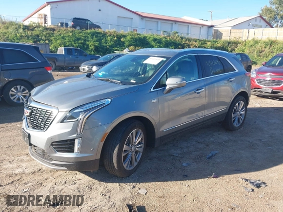 2023 Cadillac XT5 AWD Premium Luxury with VIN 1GYKNDRSXPZ150235, listed as a IAAI auction lot 40412645 with 22,072 mi miles and . Bid and sale history available at DreamBid. Image 2.