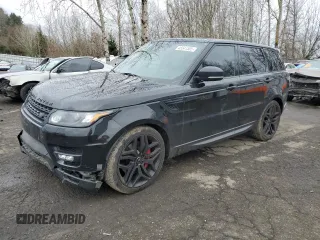 2015 Land Rover Range Rover Sport Supercharged with VIN SALWR2TF1FA511644, listed as a Copart auction lot 45541305 with 132,394 mi miles and Salvage title. Bid and sale history available at DreamBid. Image 1.