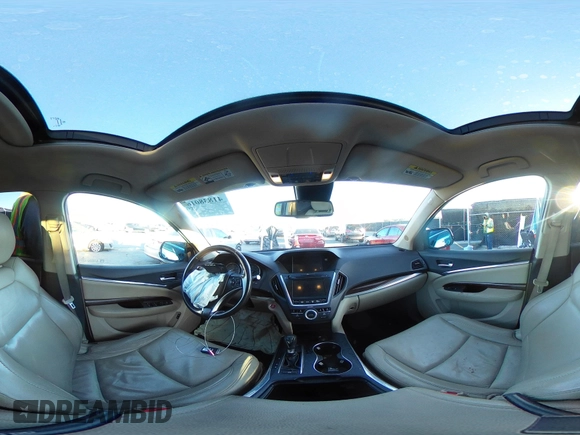 2014 Acura MDX Tech Pkg with VIN 5FRYD3H49EB018603, listed as a IAAI auction lot 41838016 with 203,609 mi miles. Bid and sale history available at carsss.com. Image 18.