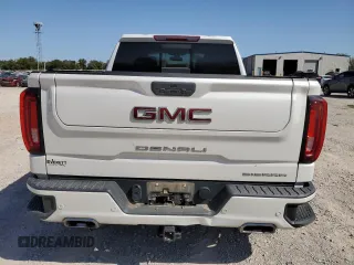 2022 GMC Sierra 1500 Limited Denali with VIN 3GTU9FEL2NG185135, listed as a Copart auction lot 73555034 with 57,186 mi miles and Salvage Title. Bid and sale history available at carsss.com. Image 6.