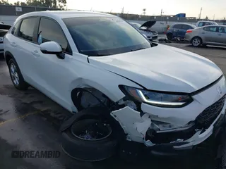 2023 Honda HR-V LX with VIN 3CZRZ1H32PM739454, listed as a IAAI auction lot 41444520 with 16,696 mi miles and . Bid and sale history available at DreamBid. Image 6.