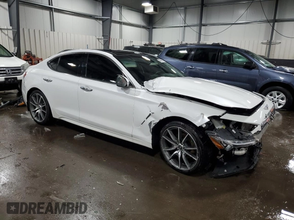 2020 Genesis G70 2.0T с VIN KMTG44LA6LU055517, выставлен на аукционе Copart как лот 44498445 с пробегом 76 816 миль миль и Списание • Salvage title. История ставок и продаж доступна на DreamBid. Изображение 4.