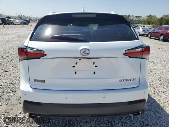 2016 Lexus NX 200t with VIN JTJYARBZXG2030618, listed as a Copart auction lot 50089155 with 161,773 mi miles and Salvage Title. Bid and sale history available at carsss.com. Image 6.