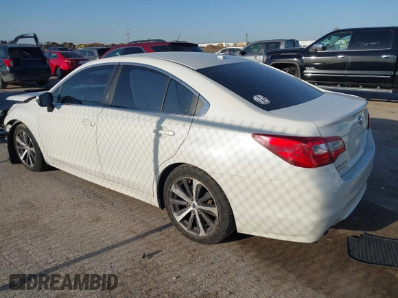 2015 Subaru Legacy 2.5i Limited with VIN 4S3BNBJ62F3062127, listed as a IAAI auction lot 41777626 with 190,091 mi miles. Bid and sale history available at carsss.com. Image 3.