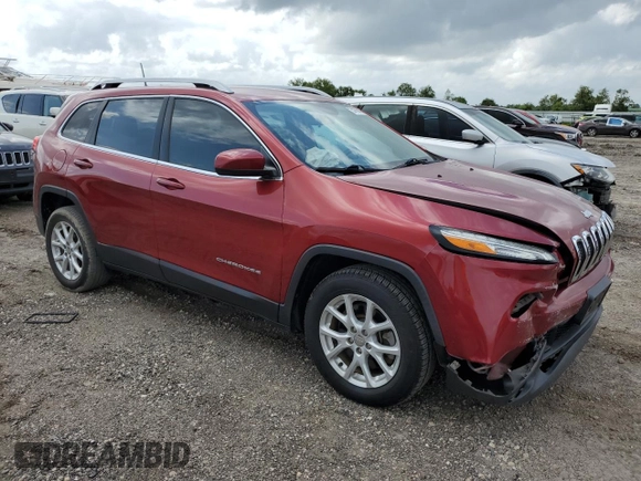 2017 Jeep Cherokee Latitude with VIN 1C4PJLCB8HD232098, listed as a Copart auction lot 54789485 with 68,735 mi miles and Salvage Title. Bid and sale history available at DreamBid. Image 4.
