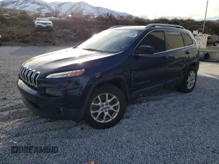 2018 Jeep Cherokee Latitude Plus with VIN 1C4PJMLBXJD560182, listed as a Copart auction lot 45134705 with 116,086 mi miles and Salvage Title. Bid and sale history available at DreamBid. Image 1.