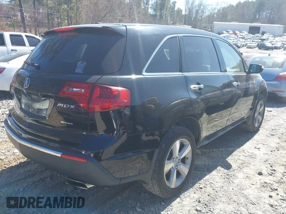 2011 Acura MDX with VIN 2HNYD2H22BH535672, listed as a IAAI auction lot 41647709 with 177,547 mi miles. Bid and sale history available at carsss.com. Image 4.