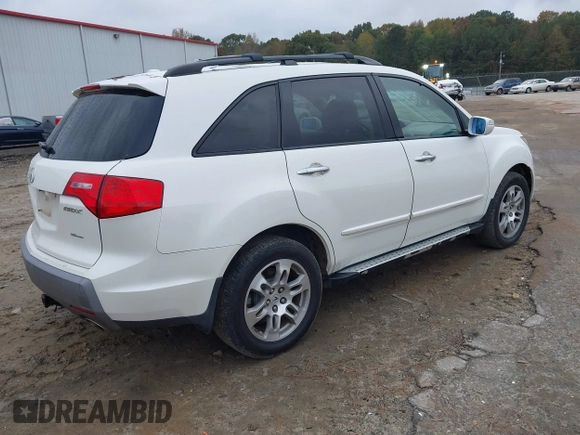 2009 Acura MDX Tech/Entertainment Pkg with VIN 2HNYD28429H510427, listed as a IAAI auction lot 40827236 with 299,747 mi miles. Bid and sale history available at carsss.com. Image 4.