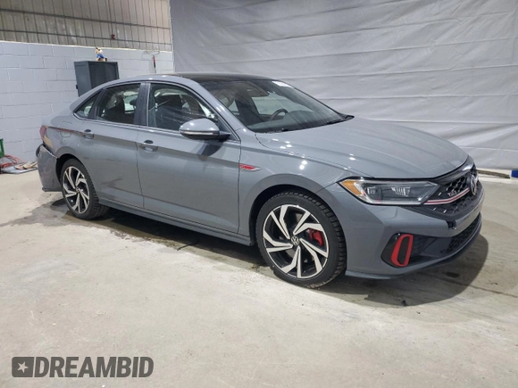 2024 Volkswagen Jetta GLI Autobahn with VIN 3VW2T7BUXRM084277, listed as a Copart auction lot 50984835 with 17,321 mi miles and Salvage Title. Bid and sale history available at DreamBid. Image 4.