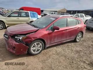 2018 Subaru Impreza Premium z VIN 4S3GTAB68J3738819, wystawiony jako Copart lot #50205535 z przebiegiem 54 191 mil mil oraz Szkody całkowita. Historia ofert i sprzedaży dostępna na DreamBid. Obrazek 1.