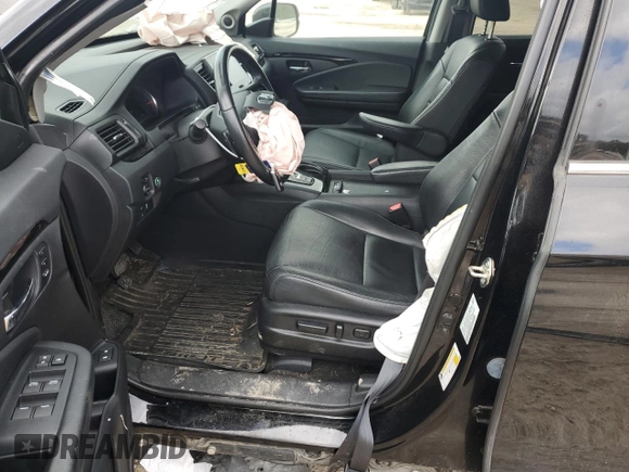 2021 Honda Pilot Touring 8-Passenger with VIN 5FNYF5H96MB000075, listed as a Copart auction lot 79339844 with 53,078 mi miles and Salvage Title. Bid and sale history available at DreamBid. Image 7.