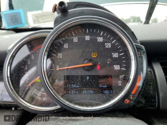 2019 MINI Hardtop 4 Door Cooper with VIN WMWXU1C51K2F82567, listed as a Copart auction lot 63321725 with 96,770 mi miles and Salvage title. Bid and sale history available at DreamBid. Image 9.