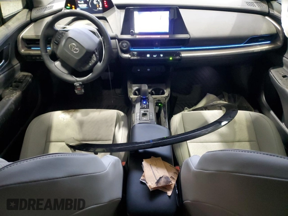 2024 Toyota Prius LE with VIN JTDACAAU4R3033906, listed as a Copart auction lot 52585675 with 589 mi miles and Salvage Title. Bid and sale history available at DreamBid. Image 8.