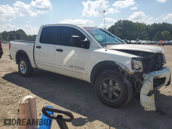 2015 Nissan Titan SL with VIN 1N6BA0EC7FN503784, listed as a Copart auction lot 68442114 with 130,651 mi miles and Salvage Title. Bid and sale history available at carsss.com. Image 4.