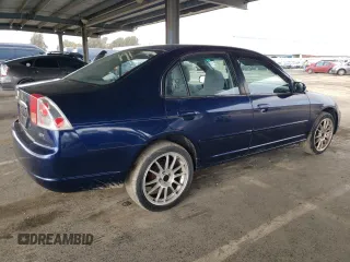 2001 Honda Civic EX with VIN 2HGES26721H552226, listed as a Copart auction lot 49533075 with 175,655 mi miles and Clean Title. Bid and sale history available at carsss.com. Image 3.