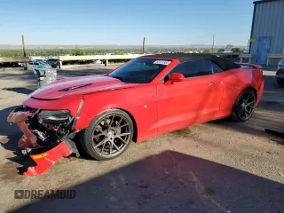 2016 Chevrolet Camaro 1SS z VIN 1G1FF3D72G0161681, wystawiony jako Copart lot #56131855 z przebiegiem 65 407 mil mil oraz Szkoda całkowita • Salvage title. Historia ofert i sprzedaży dostępna na DreamBid. Obrazek 1.