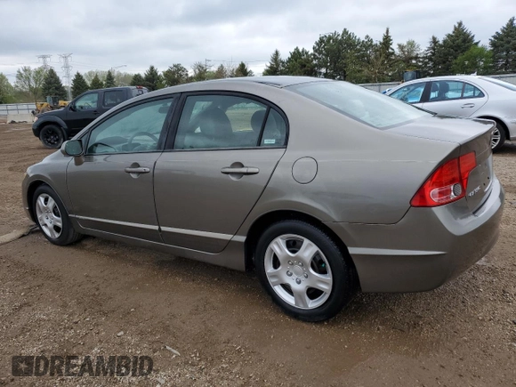2006 Honda Civic LX z VIN 1HGFA16586L132710, wystawiony jako Copart lot #55261865 z przebiegiem 143 679 mil mil oraz Szkoda całkowita • Salvage title. Historia ofert i sprzedaży dostępna na DreamBid. Obrazek 2.