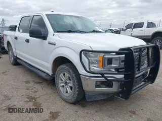 2018 Ford F-150 XL with VIN 1FTEW1EG2JKD10883, listed as a IAAI auction lot 41921828 with 156,780 mi miles. Bid and sale history available at carsss.com. Image 1.