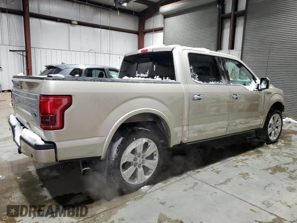 2017 Ford F-150 XL with VIN 1FTEW1EG1HFA53931, listed as a Copart auction lot 44561815 with 134,268 mi miles and Salvage Title. Bid and sale history available at carsss.com. Image 3.