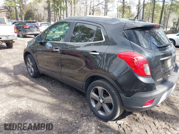 2014 Buick Encore Convenience with VIN KL4CJBSB1EB572110, listed as a IAAI auction lot 41659786 with 101,284 mi miles and . Bid and sale history available at DreamBid. Image 3.