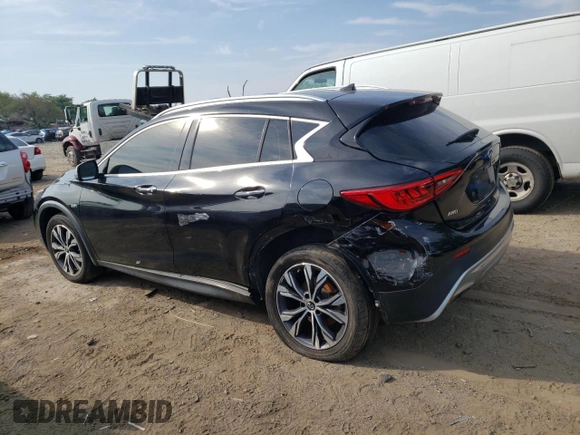 2018 Infiniti QX30 Premium with VIN SJKCH5CR1JA048158, listed as a Copart auction lot 61835984 with 88,782 mi miles and Salvage Title. Bid and sale history available at carsss.com. Image 2.