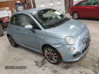 2015 FIAT 500 Sport z VIN 3C3CFFBR9FT624227, wystawiony jako IAAI lot #42272867 z przebiegiem 101 941 mil mil oraz . Historia ofert i sprzedaży dostępna na DreamBid. Obrazek 1.