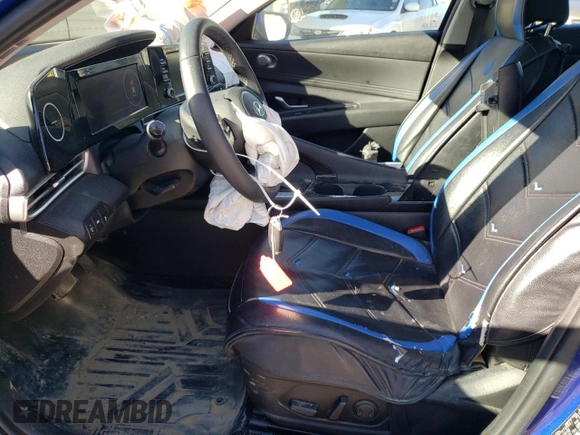 2022 Hyundai Elantra SEL z VIN KMHLN4AG9NU341703, wystawiony jako Copart lot #55013655 z przebiegiem 51 695 mil mil oraz Szkoda całkowita • Salvage title. Historia ofert i sprzedaży dostępna na DreamBid. Obrazek 7.