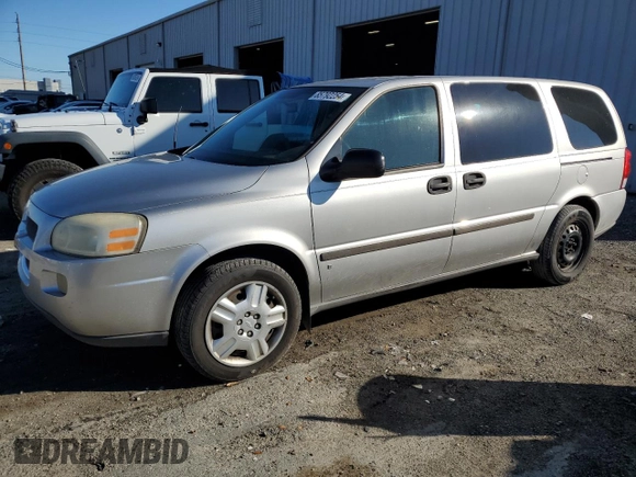 2008 Chevrolet Uplander LS with VIN 1GNDV23W68D172687, listed as a Copart auction lot 85792254 with 185,334 mi miles and Salvage Title. Bid and sale history available at carsss.com. Image 1.