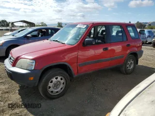 2000 Honda CR-V LX with VIN JHLRD2842YC011450, listed as a Copart auction lot 72453704 with 127,024 mi miles and Salvage Title. Bid and sale history available at carsss.com. Image 1.