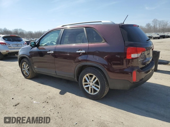 2014 Kia Sorento LX with VIN 5XYKTDA79EG501490, listed as a Copart auction lot 48821225 with 85,941 mi miles and Clean Title. Bid and sale history available at carsss.com. Image 2.