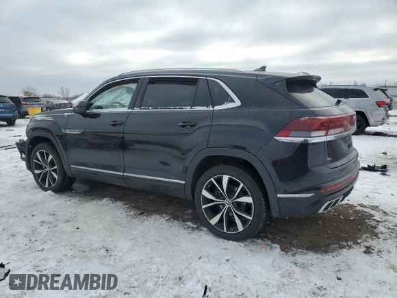 2024 Volkswagen Atlas SEL Premium R-Line with VIN 1V2FE2CA9RC206858, listed as a Copart auction lot 88240845 with 11,294 mi miles and Salvage title. Bid and sale history available at DreamBid. Image 2.