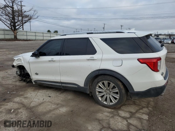 2022 Ford Explorer King Ranch z VIN 1FM5K8LC3NGA14215, wystawiony jako Copart lot #87023424 z przebiegiem Nie podano mil oraz Szkoda całkowita • Salvage title. Historia ofert i sprzedaży dostępna na DreamBid. Obrazek 2.